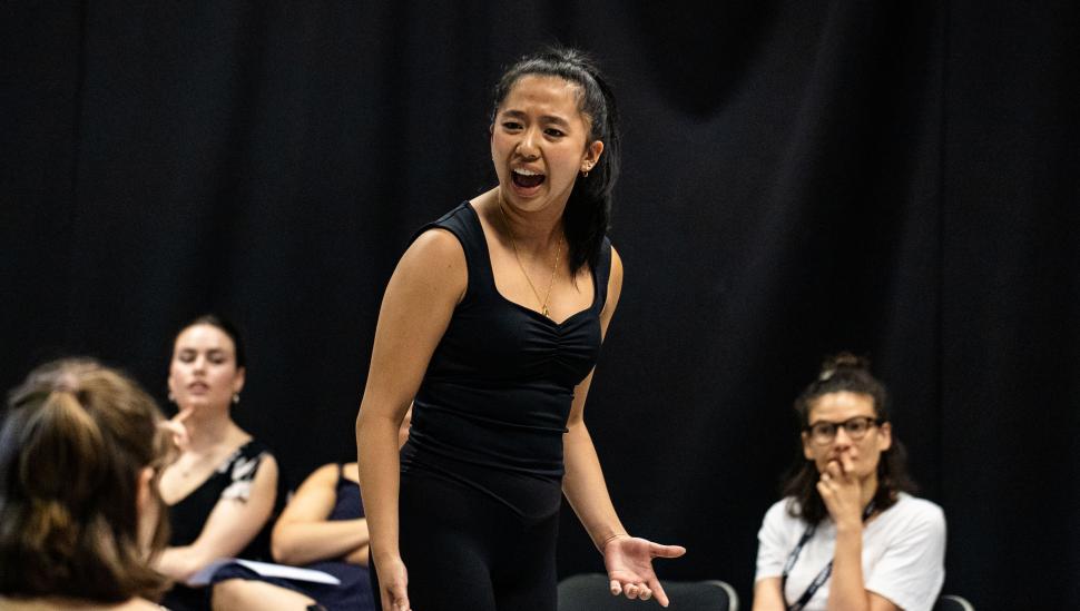 A short course participant